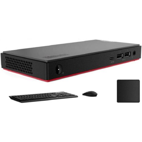 레노버 Lenovo ThinkCentre M90n Small Form Factor Mini Desktop Computer Bundle Mouse Pad Intel Quad Core i7-8665U 16GB DDR4 1TB SSD Keyboard and Mouse USB 3.1 Windows 10 Pro