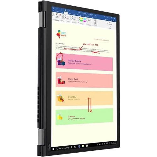 레노버 Lenovo ThinkPad X13 Yoga Gen 2 13.3 Touchscreen 2 in 1 Notebook, Intel Core i5-1135G7, 8GB RAM, 256GB SSD, Intel Iris Xe Graphics, Windows 10 Pro (20W80037US)