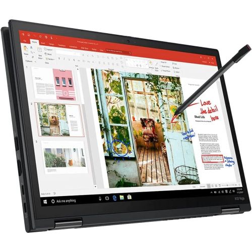 레노버 Lenovo ThinkPad X13 Yoga Gen 2 13.3 Touchscreen 2 in 1 Notebook, Intel Core i5-1135G7, 8GB RAM, 256GB SSD, Intel Iris Xe Graphics, Windows 10 Pro (20W80037US)