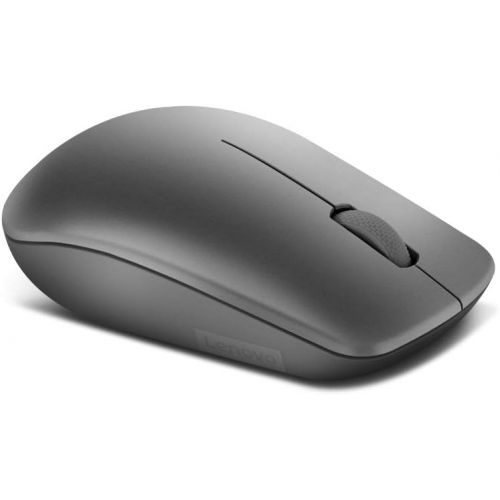 레노버 Lenovo 530 Wireless Mouse with Battery, 1200 DPI Optical Mouse, USB Receiver, 3 Button, Portable, Ambidextrous, GY50Z49089, Graphite Grey