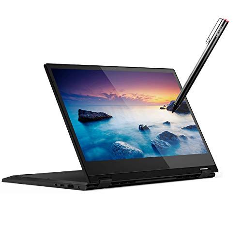 레노버 Lenovo Flex 14 FHD 2-in-1 Touchscreen PC Laptop w/ Active Pen, Intel Core i5-8265U, 4GB DDR4 RAM, 512GB PCIe SSD, 4 Cores up to 3.9 GHz, 1920x1080, Backlit, Fingerprint, USB-C, Web