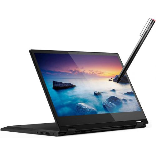 레노버 Lenovo Flex 14 FHD 2-in-1 Touchscreen PC Laptop w/ Active Pen, Intel Core i5-8265U, 4GB DDR4 RAM, 512GB PCIe SSD, 4 Cores up to 3.9 GHz, 1920x1080, Backlit, Fingerprint, USB-C, Web