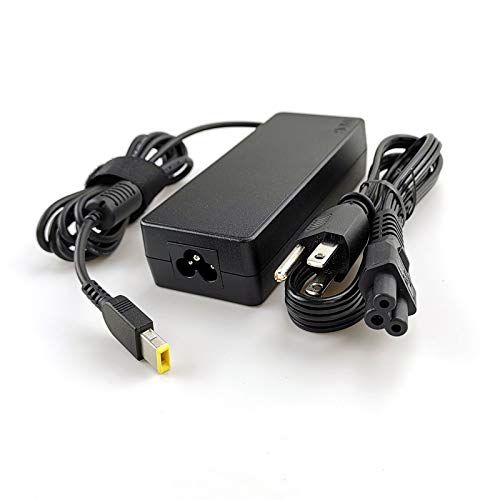 레노버 Lenovo Laptop Charger 90W Slim tip AC Power Adapter(Power Supply) with 3 Prong Power Cord for Lenovo ThinkPad Yoga 260 370,T470 T450s T460s T440s T450 E570 X1 Carbon, X1 Yoga 3rd