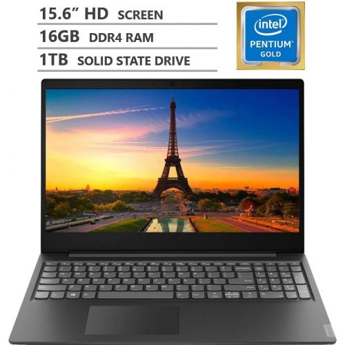 레노버 2019 Newest Lenovo Ideapad S145 15.6 HD LED-Backlit Widescreen Laptop, Intel Pentium Gold 5405U 2.30GHz Processor, 16GB RAM, 1TB Solid State Drive, Wireless-AC, Bluetooth, Windows