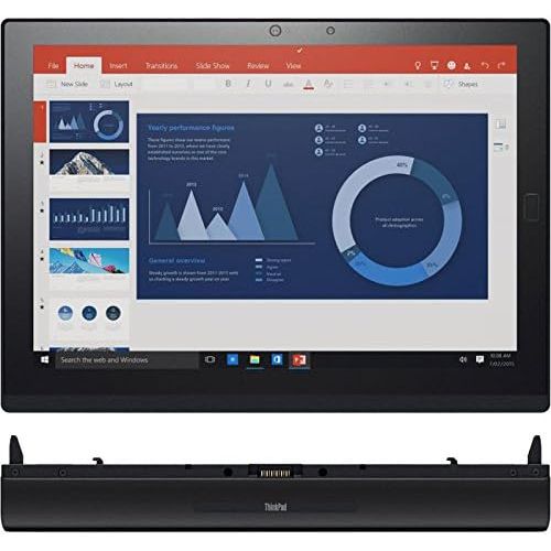 레노버 Lenovo ThinkPad X1 Tablet, 12 Full-HD+ IPS Touchscreen w/Active Pen, Intel Core m7-6Y75 Dual-Core 1.2GHz, 256GB Solid State Drive, 16GB DDR3, 802.11ac, Bluetooth, Detachable Keyboa