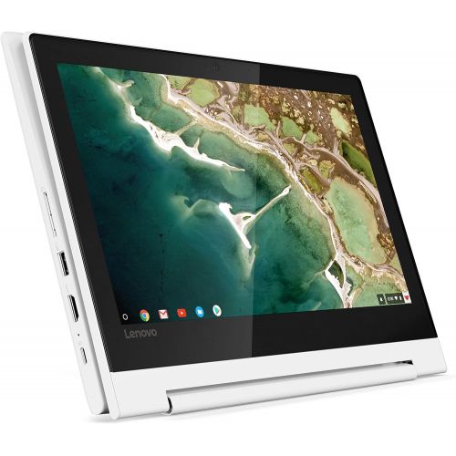 레노버 Lenovo Chromebook C330 2-in-1 Convertible Laptop, 11.6 HD Display, MediaTek MT8173C, 4GB RAM, 64GB Storage, Chrome OS, Blizzard White