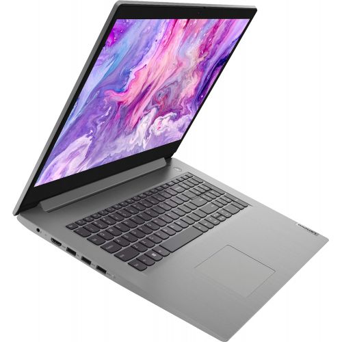 레노버 Lenovo IdeaPad 3 17 Laptop 17.3?HD+ Display AMD Quad-Core Ryzen 7 3700U (Beats i7-7500U) 12GB DDR4 128GB PCIe SSD 1TB HDD AMD Radeon Vega 10 HDMI Fingerprint Dolby Win 10 + Wireles