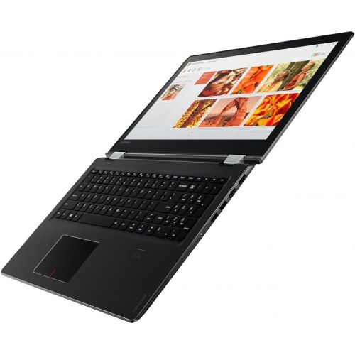 레노버 Lenovo Flex 4 - 2-in-1 Laptop/Tablet 15.6 Full HD Touchscreen Display (Intel Core i7-7500U, 8GB, 256GB SSD, AMD Radeon R7 M460, Windows 10), Black 80VE000MUS