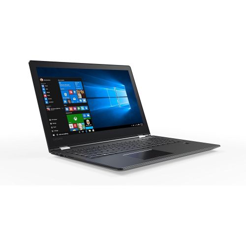 레노버 Lenovo Flex 4 - 2-in-1 Laptop/Tablet 15.6 Full HD Touchscreen Display (Intel Core i7-7500U, 8GB, 256GB SSD, AMD Radeon R7 M460, Windows 10), Black 80VE000MUS