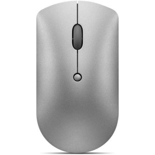 레노버 Lenovo 600 Bluetooth Silent Mouse, Blue Optical Sensor, Adjustable DPI, 4 Button, Microsoft Swift Pair, Windows, Chrome, GY50X88832, Gray