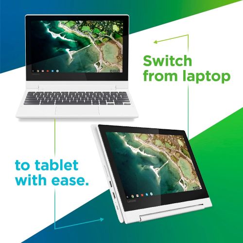 레노버 Lenovo Chromebook Flex 3 11 Laptop, 11.6-Inch HD IPS Display, MediaTek MT8173C, 4GB RAM, 64GB Storage, Chrome OS, Blizzard White