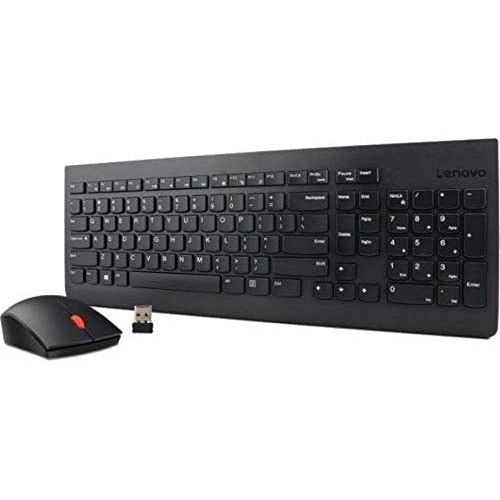 레노버 Lenovo 4X30M39482 Essential Wireless Keyboard and Mouse Combo - LA Spanish 171 (w/o Battery)