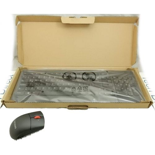 레노버 Lenovo 4X30M39482 Essential Wireless Keyboard and Mouse Combo - LA Spanish 171 (w/o Battery)