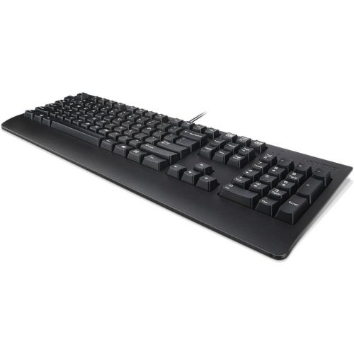 레노버 Lenovo Preferred Pro II Wired External USB Keyboard ( 4X30M86879) Factory Sealed Retail Product For USA, black