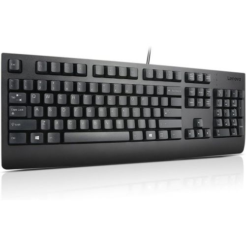 레노버 Lenovo Preferred Pro II Wired External USB Keyboard ( 4X30M86879) Factory Sealed Retail Product For USA, black