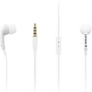 Lenovo 100 in-Ear Headphone, Wired, Microphone, Noise Isolating, 3 Ear Cup Sizes, Windows, Mac, Android, GXD0S50938, White