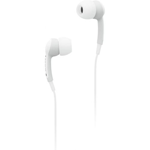 레노버 Lenovo 100 in-Ear Headphone, Wired, Microphone, Noise Isolating, 3 Ear Cup Sizes, Windows, Mac, Android, GXD0S50938, White