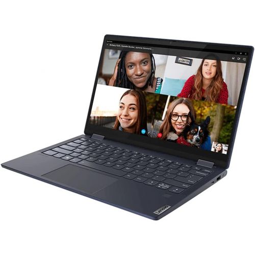 레노버 Portable Lenovo Yoga 6 13.3 FHD IPS 2-in-1 Touch Laptop, AMD Ryzen 7 4700U, Webcam, Backlit KB, Fingerprint, WiFi 6, USB-C, AMD Radeon Graphics, Win 10 + Woov HDMI Cable (8GB RAM 5