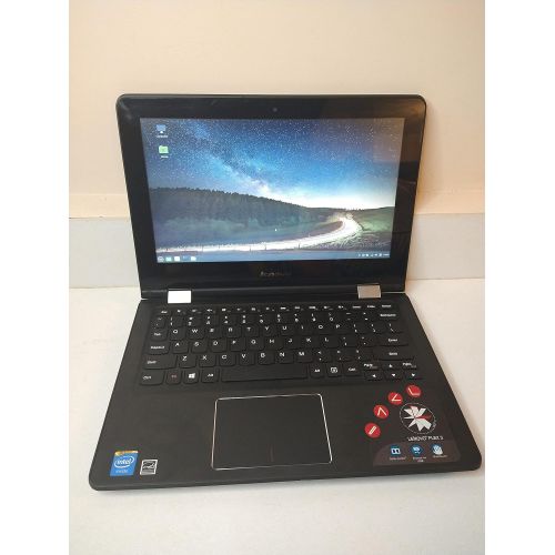 레노버 Lenovo Flex 3-1130 2 in 1 Touch-Screen Laptop 11.6 (Intel Celeron N3050 1.60 / 2.16GHz, 4GB Memory, 500GB Hard Drive, Black)