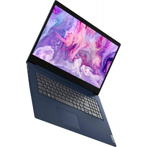 레노버 Lenovo IdeaPad 3 17 Laptop 17.3” HD+ Display, Intel 10th Gen Quad-Core i5-1035G1, 8GB RAM, 128GB SSD + 1TB HDD, Webcam, Dolby Audio, USB 3.0, HDMI, Abyss Blue, Windows 10 Home