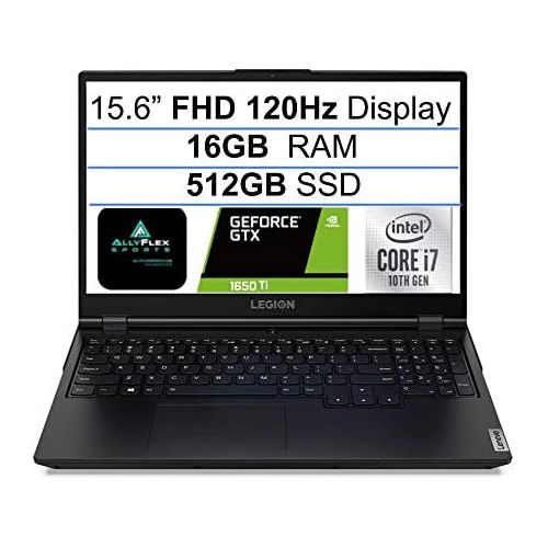 레노버 2021 Newest Lenovo Legion 5i Gaming Laptop, 15.6 FHD 120Hz Display, Intel Hexa-Core i7-10750H(Up to 5.0GHz), 16GB RAM, 512GB SSD, GTX 1650 Ti, WiFi 6, HDMI, Backlit Keyboard, Win10