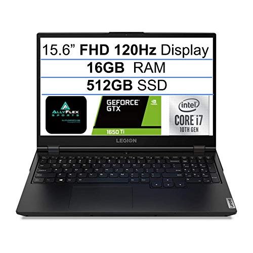 레노버 2021 Newest Lenovo Legion 5i Gaming Laptop, 15.6 FHD 120Hz Display, Intel Hexa-Core i7-10750H(Up to 5.0GHz), 16GB RAM, 512GB SSD, GTX 1650 Ti, WiFi 6, HDMI, Backlit Keyboard, Win10