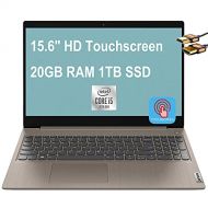 2021 Premium Lenovo IdeaPad 3 15 Laptop Computer 15.6 HD Touchscreen 10th Gen Intel Quad-Core i5-1035G1 (Beats i7-8550U) 20GB RAM 1TB SSD Dolby Audio Webcam Win 10 + HDMI Cable