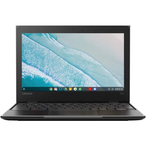 레노버 Lenovo 100e Chromebook (2nd Gen) MTK 81QB Business Laptop, 11.6 HD Display, MediaTek MT8173C Quad-core 2.1GHz 4GB RAM 16GB eMMC, PowerVR GX6250, Bluetooth SD Card Reader Google Chr