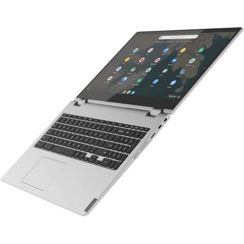 레노버 Lenovo C340 Chromebook 2-in-1 Laptop, 15.6 Full HD Touchscreen, Intel Core i3-8130U Processor, 4GB RAM, 64GB eMMC SSD, Wi-Fi, Bluetooth, Webcam, Online Class, Chrome OS, Gray