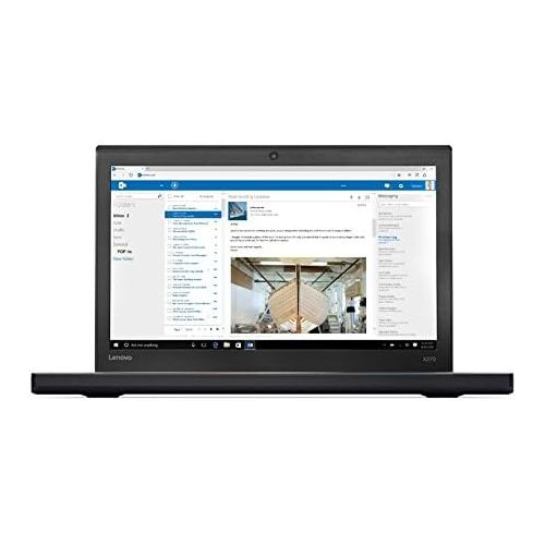 레노버 Lenovo ThinkPad X270 Laptop with Intel Core i5-6300U, 8GB DDR4 RAM, 256GB SSD, Black - 12.5 - Black - 20K6000QUS