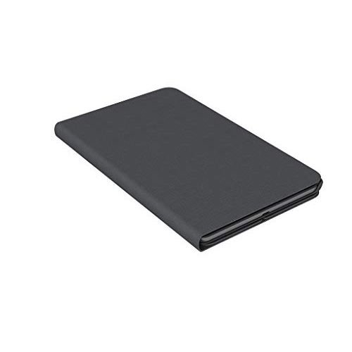 레노버 Lenovo Tab M8 Folio Case, Polycarbonate and Microfiber Material, Polyurethane Protective Film, ZG38C02862, Black