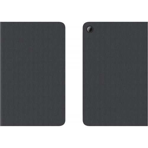 레노버 Lenovo Tab M8 Folio Case, Polycarbonate and Microfiber Material, Polyurethane Protective Film, ZG38C02862, Black