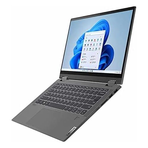 레노버 Lenovo Flex 5 14 FHD (1920 x 1080) 2-in-1 Touchscreen Laptop, Fingerprint Reader, AMD Ryzen 7 5700U, 8 Cores, 16GB DDR4 RAM, 1TB PCIe SSD, Webcam, Bluetooth, Win 11, ?Iron Gray, EA