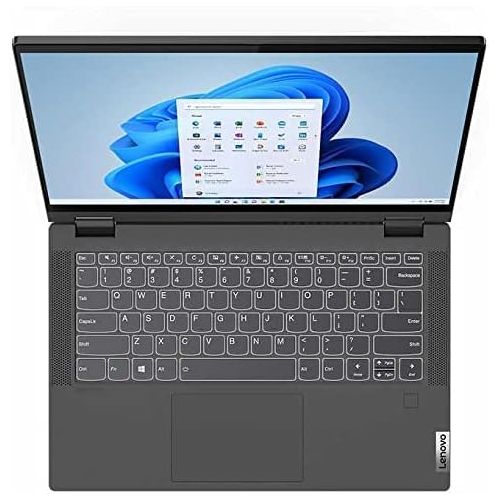 레노버 Lenovo Flex 5 14 FHD (1920 x 1080) 2-in-1 Touchscreen Laptop, Fingerprint Reader, AMD Ryzen 7 5700U, 8 Cores, 16GB DDR4 RAM, 1TB PCIe SSD, Webcam, Bluetooth, Win 11, ?Iron Gray, EA