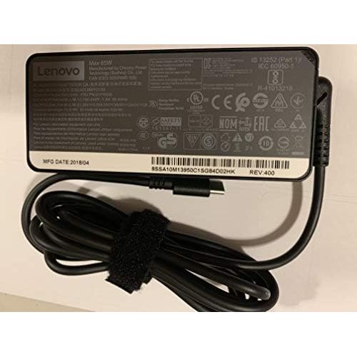 레노버 Lenovo P/N: GX20P92530 65W USB-Type C AC Adapter for Lenovo Yoga C930-13, Yoga 920-13, Yoga 730-13, IdeaPad 730s-13 - Retail Box.