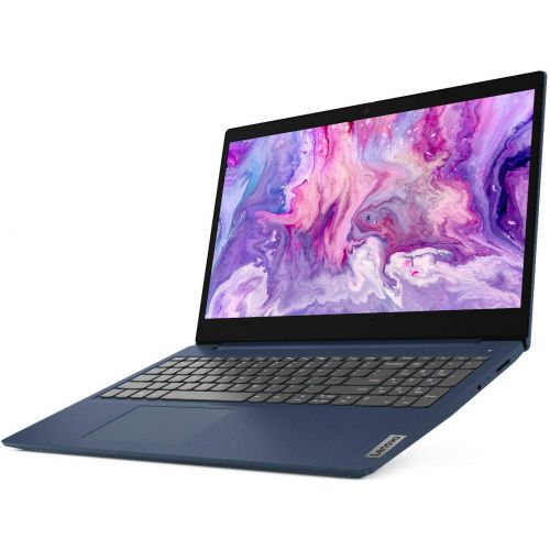 레노버 2020_Lenovo IdeaPad 3 15.6 HD Laptop PC, Intel 10th Gen Core i3 CPU, 8GB DDR4 RAM, 256GB SSD, 32GB External USB Flash Drive, Camera, WiFi, Bluetooth,Windows 10 S Mode - Abyss Blue