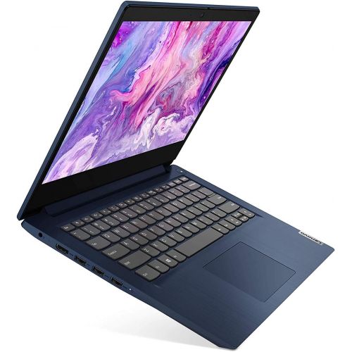 레노버 Lenovo Ideapad 3 14 14 FHD Laptop Computer, AMD Ryzen 3 3250U, 8GB DDR4 RAM, 1TB HDD, Abyss Blue, Windows 10 S