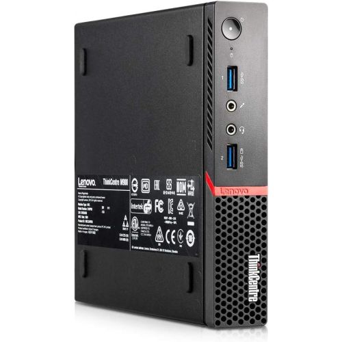 레노버 Lenovo ThinkCentre M900 Tiny Desktop, Quad Core i7 6700T 2.8Ghz, 16GB DDR4, 500GB Hard Drive, Windows 10 Pro (Renewed)