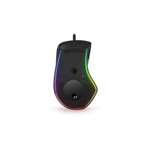 레노버 Lenovo Legion M500 RGB Gaming Mouse, Up to 16000 DPI 50G 400Ips, 7 Programmable Buttons, 3 ZONE 16.8Milion Colors RGB, 10G optional Magnet Weight, 3 Onboard Profile, 50 Million L/R