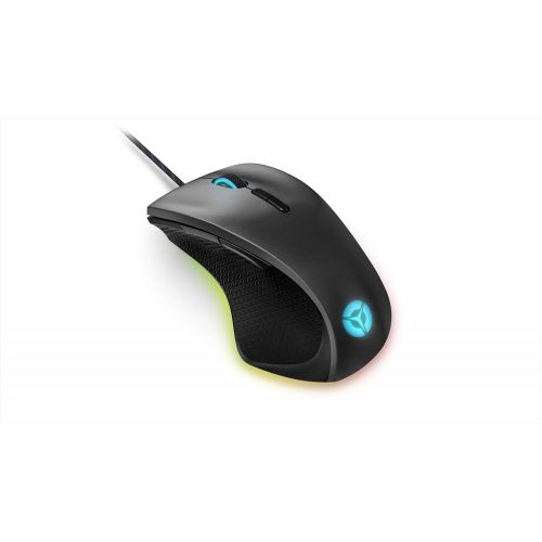 레노버 Lenovo Legion M500 RGB Gaming Mouse, Up to 16000 DPI 50G 400Ips, 7 Programmable Buttons, 3 ZONE 16.8Milion Colors RGB, 10G optional Magnet Weight, 3 Onboard Profile, 50 Million L/R