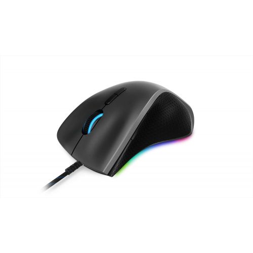 레노버 Lenovo Legion M500 RGB Gaming Mouse, Up to 16000 DPI 50G 400Ips, 7 Programmable Buttons, 3 ZONE 16.8Milion Colors RGB, 10G optional Magnet Weight, 3 Onboard Profile, 50 Million L/R