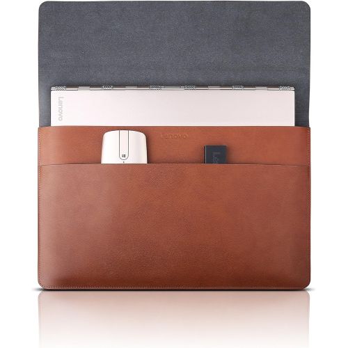 레노버 Lenovo 13/14 Inch Laptop Leather Sleeve, for Lenovo Yoga C930, Yoga 920-13, GX40M66708