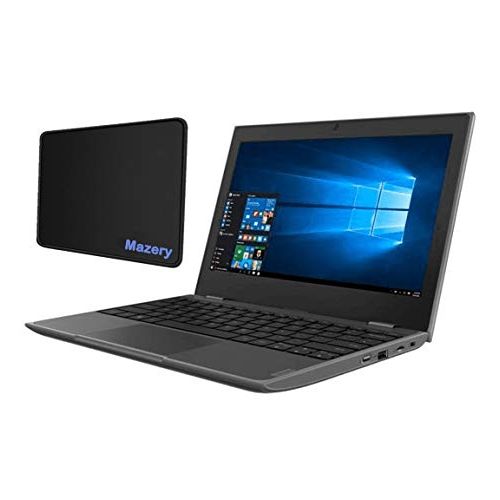 레노버 Lenovo 11.6 HD LED Anti-Glare HD Education Laptop, Intel Celeron N3450 Dual-Core up to 2.2GHz, 4GB DDR4, 128GB SSD, WiFi, Bluetooth, HDMI, HD Webcam, Windows 10 Professional