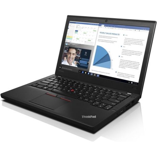 레노버 Lenovo ThinkPad X260 Business Laptop, 12.5 FHD IPS Anti-Glare, Intel Core i5-6300U Processor (up to 3.00 GHz), 256GB SSD, 8GB DDR4 Memory, Win 10 pro - Black