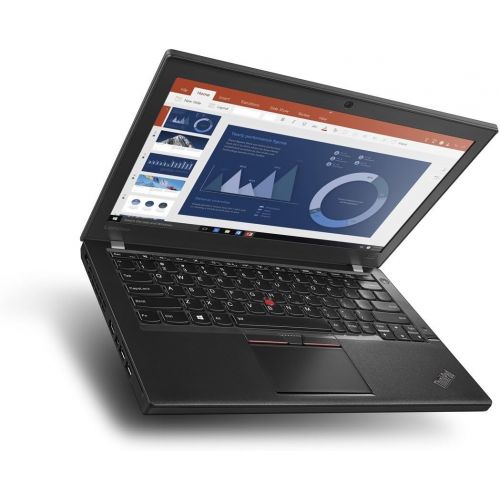 레노버 Lenovo ThinkPad X260 Business Laptop, 12.5 FHD IPS Anti-Glare, Intel Core i5-6300U Processor (up to 3.00 GHz), 256GB SSD, 8GB DDR4 Memory, Win 10 pro - Black