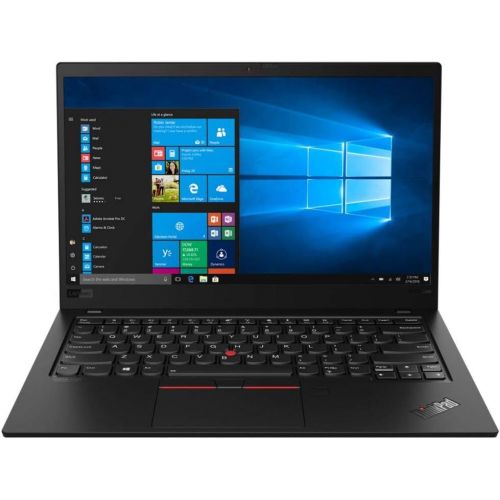 레노버 Lenovo ThinkPad X1 Carbon 7th Gen Laptop, Intel Core i7-10710U, 14 4k UHD Display, 16.0GB, 1TB SSD PCIe, Intel UHD Graphics, Windows 10 Pro, 20R10016US, Black