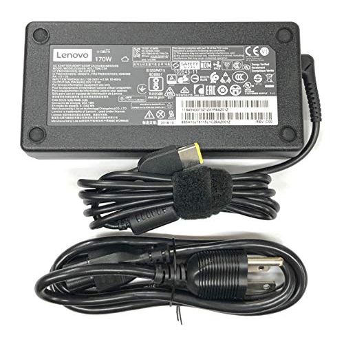 레노버 Lenovo 20V 8.5A 170W Slim Tip AC Adapter for Lenovo Thinkpad ADL170NLC2A, ADL170NLC3A, 45N0370, 45N0373, 45N0374, 45N0375, 45N0487, 4X20E50574, 36200321, PA-1171-71, W540, W550s, E