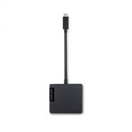 Lenovo USB-C Travel Hub, Black, 1, Model: 4X90M60789