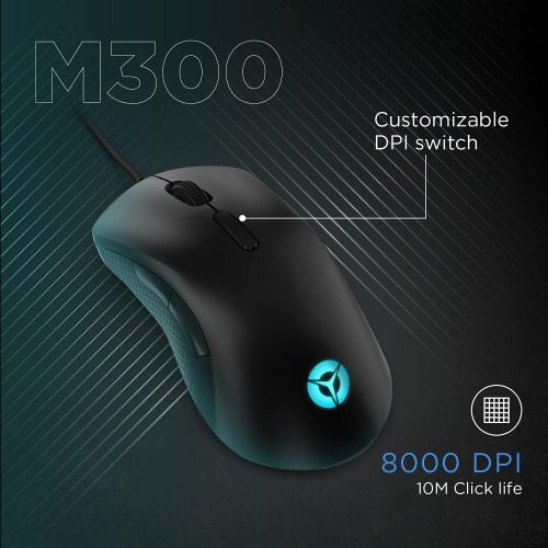 레노버 Mouse Lenovo Gamer Legion M300 RGB, Black