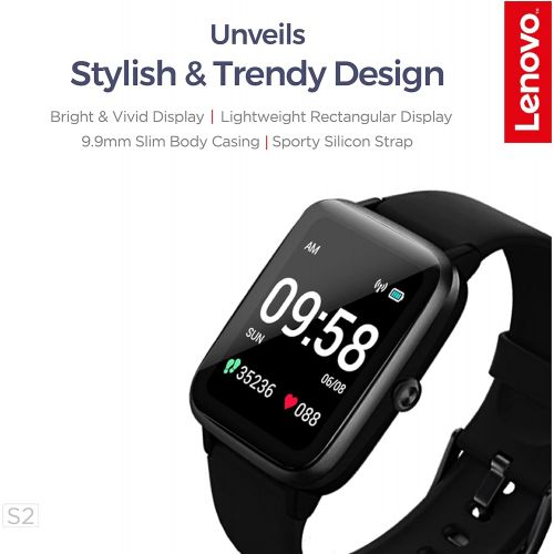 레노버 Lenovo Smart Watch S2-Black